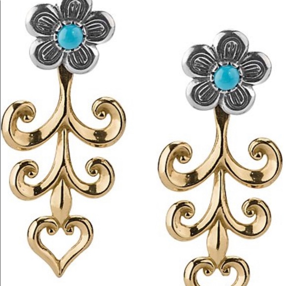 Jewelry - 🌸Brass, Sterling & Turquoise Studs & Jackets